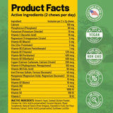 Guardian’s Choice VitaPup Puppy Vitamins Chews, Dog Vitamins for Growth, Digestion, Coat, Brain & Immune Support, Daily Multivitamin for Dogs with Omega 3, Biotin, & Calcium, 90 Tasty Soft Chews