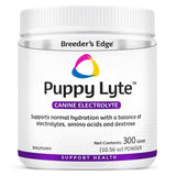 Breeder’s Edge Puppy Lyte, Electrolyte Supplement for Puppies and Nursing Dogs, Supports Hydration, Energy & Recovery, Chicken Soup Flavor, 300g