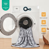 Luciphia 1 Pack 3 Blankets Fluffy Premium Fleece Pet Blanket Flannel Paw Printed Throw for Dog Cat Grey Paw Large(41"x31",Pack of 3)