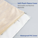 NICREW Pet Heating Pad for Dogs and Cats, Heated Dog Bed with Steel-Wrapped Cord and Soft Fleece Cover, 27.5 x 15.7 Inches, 50 Watts