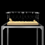 GuineaLoft™ Acrylic Cage (Model-P3) - Small 2x1 ft Enclosed w/Lid & Bottom for Hamsters, Rats, Mice, Gerbils, Also Works for a Single Guinea Pig, or as a Transport Cage