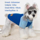 XPUDAC 4 Pack Dog Sweaters Comfy Dog Clothes with Sleeves Puppy Shirts Pullover Pet Sweatshirt for Small Medium Large Dogs Boy Girl Doggy Outfits Cat Apparel, Blue, M