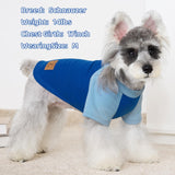 XPUDAC 4 Pack Dog Sweaters Comfy Dog Clothes with Sleeves Puppy Shirts Pullover Pet Sweatshirt for Small Medium Large Dogs Boy Girl Doggy Outfits Cat Apparel, Blue, M