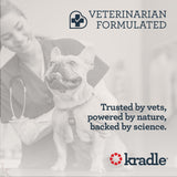 Kradle Bliss Bars for Dogs - Peanut Butter Flavored Calming - GABA L-Theanine - On The Go Packaging - Supports a Calm Demeanor - 6 Bars