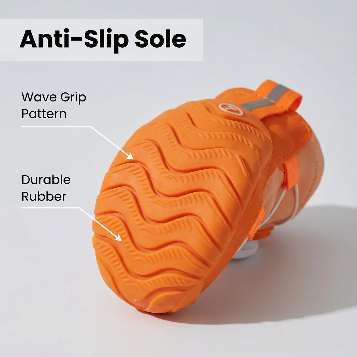 Paw Protective Shoes, All-Season Protection, Comfort, and Stability for Your Dog’s Paws 4pcs Dog Boots, Keep Your Dog Active (Orangw (4Pc), 5(2.0" Lx1.6 W))