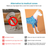 LovinPet Large Dog Jumpsuit, Dog Pjs, Lightweight Stretchy Fabric, Blue Octopus Print Dog Jumpsuit, Onesies for Dogs, Pitbull Shirt, Pajamas for Pitbulls, Easy to Wear Large Dog Clothes,2XL