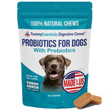 Pup Labs Tummy Essentials Probiotic Chews for Dogs, Supports Gut Health for Dogs and Firm Stools, Helps Eliminate Digestive Dysfunction, Dog Probiotics Made in The USA, 30 Chews