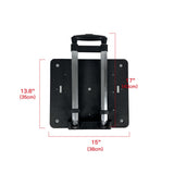 Mr. Peanut's Spinner Wheelbase Luggage Cart, Adding Rolling Functionality to Bags & Pet Carriers