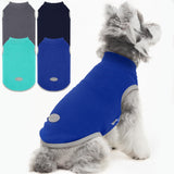 XPUDAC 4 Pack Fleece Dog Sweaters Vest Soft Lightweight Breathable Doggie Clothes for Small Medium Large Dogs Boy Winter Warm Pet Pullover Jacket Sweatshirt Puppy Coat, 511-XL