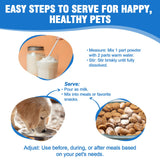 Olassubd Goat Milk Powder Cat & Dog Calming Pet Goats Milk Calm Treats Anxiety Relief Contains GABA Designed for Pets with Anxiety Stress and Hyperactivity Supports Immune Skin and Bone Health