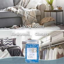 Load image into Gallery viewer, SMELLS BEGONE 48 oz Odor Eliminator Gel Refill - Air Freshener - Absorbs &amp; Eliminates Odors in Bathrooms, Basements, Cars, Boats, RVs &amp; Pet Areas - Made with Essential Oils - Fresh Cotton Scent
