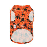 CuteBone Halloween Dog Shirts 2-Pack Soft Pet Clothes Breathable Summer Vest for Small Puppy and Stretchy Cat Apparel 2BX22XL