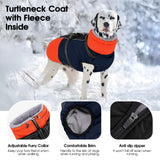 SUNFURA Dog Coat for Small Dogs, Warm Dog Winter Jacket with Harness Built in, Waterproof Pet Snow Jacket Fleece Cold Weather Coats for Puppy Chihuahua, Maltese, Blue XS
