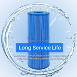 POOLPURE Antimicrobia PRB25-IN-M Spa Filter Replaces Unicel C-4326RA, Filbur FC-2375M, 3005845, 17-2327, 100586, 33521, 25392, 817-2500, 5X13 Drop in Spa Filter 1 Pack