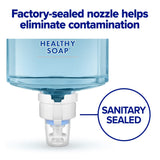 PURELL Brand HEALTHY SOAP 0.5% BAK Antimicrobial Foam, Lightly Fragranced, 1200 mL Refill for PURELL ES8 Automatic Soap Dispenser (Pack of 2) - 7779-02 - Manufactured by GOJO, Inc.