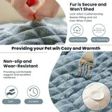 Disayu Couch Cover for Dogs Washable, Non Slip Couch Covers for 3 Cushion Sofa Pet Friendly, Fuzzy Pet Couch Cushion Covers for Dog,Thick,Soft for Sofa Protector (Blue Gray, 27.6" x 82.7"/70 x 210cm)