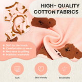 2 Pack Dog Pajamas Small Sized Dog Onesie Clothes Soft Stretchy Puppy Pajamas for Dogs Cats Girl Pet Costume Bear Printed Pjs Outifts French Bulldog Chihuahua Doggie Clothes (Pink&White, XX-Large)