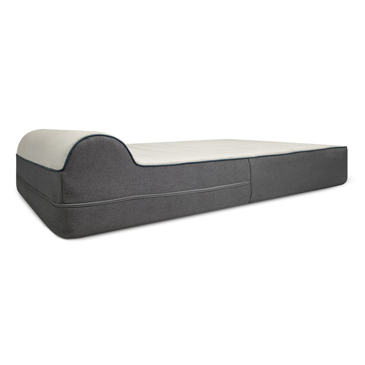 KOPEKS Dog Bed Replacement Cover Memory Foam Beds - Extra Large (Jumbo Size) - Deluxe Grey