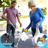 2-Pack Reacher Grabber Pickup Tool, 32" Long Grabber Tool, Trash Picker Grabber for Elderly Grab It Reaching Tool, Garbage Picker Upper Grabber, Litter Pick Up Grab Tool, Claw Grabber Stick (Yellow)