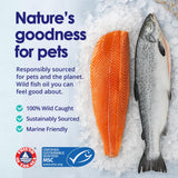 Pure Wild Alaskan Salmon Oil for Dogs - Omega 3 Formula - Dog Fish Oil Liquid - Skin and Coat Supplement for Shedding - Dry Itchy Skin and Allergies - EPA + DHA Fatty Acids - 32 oz Pump Bottle