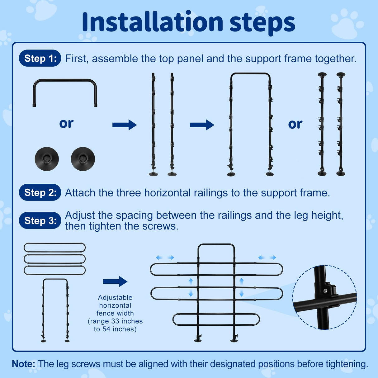 Vehicle Pet Barrier, Adjustable Universal Dog Car Barrier for SUVs, Trucks and Cars, Moves with Car Seat, Sturdy Metal Tube Pet Pen for Vehicles