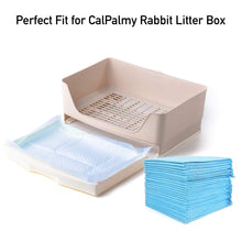 Load image into Gallery viewer, (100 Pads) CalPalmy Ultra Absorbency Pet Toilet Training Pads 18" x 13" Moisture Locking Technology Turns Liquid into Gel - Perfect for Rabbits and Guinea Pigs
