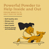 The Missing Link Skin & Coat + Probiotics Supplement 1lb Bag - Powerful Superfood Powder for Dogs Supports Healthy Skin & Glossy Coat, Promotes Hair Growth