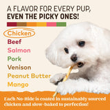 Earth Animal No Hide Stix - Long Lasting Rawhide Free Small Dog Chews Sticks, Chicken - 20 Count Value Pack