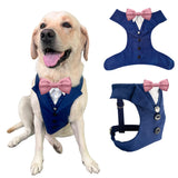 AVERYDAY Dog Tuxedo for Wedding Outfit, Dog Suit and Tie Costumes for Birthday, Halloween, Cosplay, Christmas Party, Pet Formal Wear with Bowtie, Tux for Medium Large Dogs, Bulldog, Labrador, Husky