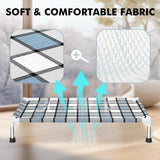 Caghash Elevated Outdoor Raised Dog Bed Outdoor Dogs Bed Lifted Pet Bed Dog Cot for Medium Pet Taste Life, Start with A Pet Bed 34'' x 20'' x 6.5''