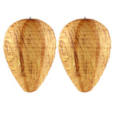 2 Pack Wasp Nest Decoy for Wasps Hornets Yellow Jackets Safe Hanging Wasp Deterrent Hornet Bee Wasp Trap Bags Waterproof Wasp Repellent Fake Cloth Wasp Nest for Home Garden Yard Outdoor