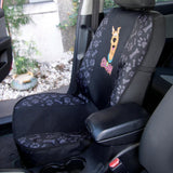 BDK Scooby Doo Waterproof Car Seat Cover for Dogs, Front Seat– Heavy Duty Black Oxford Automotive Front Seat Cover for Pets, Interior Covers for Auto Truck Van SUV
