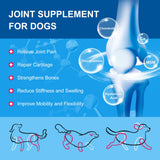 NATURE TARGET Dog Vitamins Powder, Probiotics & Digestive Enzymes for Gut Health, Glucosamine & Chondroitin & Omega 3, Complete Supplement for Homemade Dog Food, Joint & Skin & Immune Support
