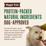 Waggin' Train Smoked Chicken Jerky Tenders for Dogs with Turmeric and Human Grade Bone Broth, Grain and Corn Free, High Protein, Premium Limited Ingredient 100% Real Chicken Dog Treats, 24 oz. Pouch