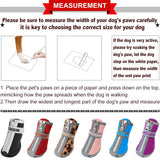 QUMY Dog Shoes for Small Dog, Puppy Dog Boots & Paw Protectors for Winter, Summer Hot Pavement, Waterproof in Rainy Weather, Ourdoor Walking, Indoor Hardfloors Skid-Resistant Soles Red Size 4