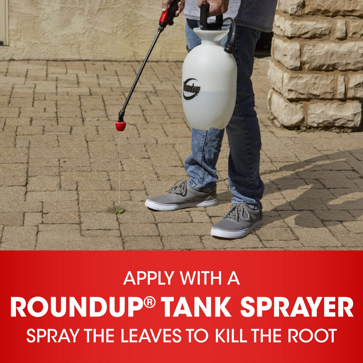 Roundup Concentrate Plus Weed and Grass Killer - Includes Easy Measure Cap, 16 oz.