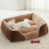 RRPETHOME Dog Beds Medium Sized Dog,Washable Rectangle Dog Bed for Medium Dogs,Orthopedic Pet Sofa Bed, Dog Couch Bed with Anti-Slip Bottom