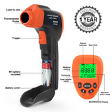 Non-Contact Digital Infrared Thermometer-BTMETER 980G High IR Laser Temp Gun for Kitchen Cooking Grilling Automotive with 16:1 of Distance Spot Ratio Backlit(-58℉-1292℉)(NOT for Human Temp)