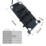 Max Loading 250lbs Large Dog Stretcher with Noiseless Wheels, 45x22 Inch Pet Transport Trolley Animal Gurney Carrier(Unfoldable)