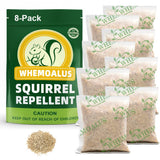 DALIYREPAL Squirrel Repellent Outdoor, Chipmunk Repellent Outdoor, Keep Squirrel Away, Outdoor Squirrels Repellent for Attic, Squirrels Repellent for Garden, Squirrel Deterrent Mint 8 Packs