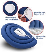 BARDIMIES Soft Dog Cones, Recovery Dog Donut Collar After Surgery- Cone of Shame Alternative, Pet Elizabethan E-Collar Anti-Bite Lick Wound Healing Adjustable for Small Large Medium Dogs, M