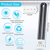 2 Pcs B24b Stinger Bug Zapper Replacement Bulbs 24w Black Flag Bug Zapper Bulb UV Light Ultraviolet Mosquito Killer Lamp Insect Trap Replacement UV Bulb for Stinger Bk300, Bk310, Bk500