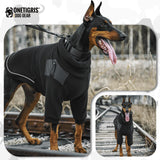 OneTigris Dog Sweater, Turtleneck Thick Dog Sweater for Small Medium Dogs, Warm Clothes for Cold Weather, Soft Lightweight and Stretchy Winter Coat for Christmas Thanksgiving