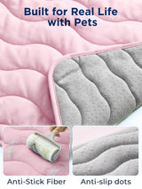 furrybaby Dog Cooling Mat for Medium Dogs, 30"x20" Self Cooling Pet Cooling Mat for Dogs & Cats, QMAX>0.5, Thickened Cool Fiber, Cooling pad for Dog Bed, Durable Portable Indoor/Outdoor Summer,Pink