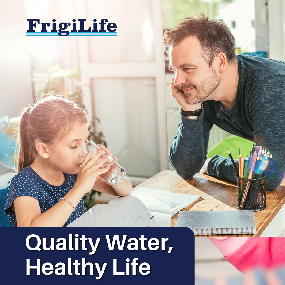 FrigiLife Refrigerator Water Filter Compatible with Frigidaire EPTWFU01, EWF02, Pure Source Ultra II, 3PACK