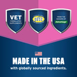 Pet Protect Fast-Acting Calming Supplement for Dogs, Vet-Formulated Tranquilify, Chicken-Flavored Soft Chews (60 Count)