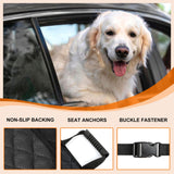 NECKORY 2 Pack Front Dog Seat Cover, Waterproof Car Seat Covers for Dogs Nonslip Scratch-Proof Dog Seat Cover Front Seat Cover for SUV, Sedans,Trucks,Cars - S, Black