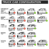 DIAMOOKY Truck Back Seat Extender for Dogs, Upgraded Waterproof Pet Seat Cover with Door Protection, Hard Bottom, Holds 420lbs, Dog Hammock for F150/Silverado 1500/GMC Sierra 1500/RAM 1500/Titan