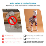 LovinPet Large Dog Outfit - Space Snow Prints, Lightweight Pullover Large Puppy Pajamas, Full Coverage Dog Pjs, Pitbull Onesie, Pet Pajamas for Dogs, Pitbull Clothes, White 3XL