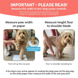 WALKEE PAWS Stay-on, Non-Slip Dog Socks to Prevent Licking Paws and Slipping on Hardwood Floors. Seen on Shark Tank, Never Lose a Dog Sock Again (X-Small) Grippy Socks with All Around Grip